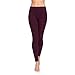 Produktbild Soft Sail Damen Leggings, hohe Taille, Bauchkontrolle, weiche Baumwolle Gr. 38 EU/M Pflaume