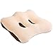 Tubérosité ischiatique Coussin de siège avec Deux Trous pour Une Position Assise Bones- Mousse à mémoire Sit Coussin Relief os pour Butt, Bas du Dos, ischio-jambiers, Hanches,Beige