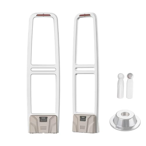 EAS Sistema antirrobo de seguridad con 100 etiquetas y separador, kit completo de prevención de hurtos para tiendas minoristas