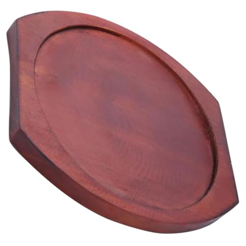 LIGIGWASH Salvamanteles Redondo de Madera Gruesa 248 CM Tapete Resistente al Calor para Ollas Base Antideslizante para Cocina Protector Multifuncional para Macetas y Cacerolas
