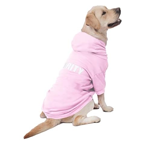 BT Bear X-Large Dog Hoodie in Pink Cover