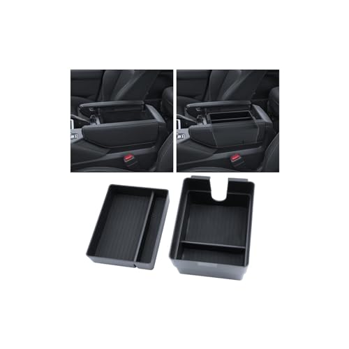 ASZSK For 2024-2026 L exus TX350/TX350h/TX450h+/TX500h 2PCS Double Layer Center Console Armrest Organizer