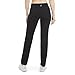 Energy Zone Women's Cotton Stretch Pocket Yoga Pants, Deep Black, X-Large