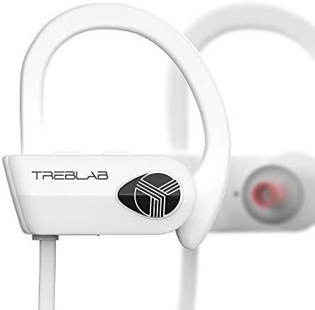 TREBLAB XR500 Bluetooth Running Headphones, IPX7 Waterproof, Noise Cancelling, Secure-Fit, Wireless Sport Earbuds with Mic - Image 8