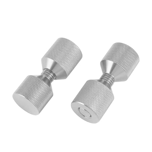 Juego de 2 pines de alineación de brida de aluminio, herramienta de posicionamiento de tuberías duradera, alineación ligera de brida para maquinaria de automóviles y barcos