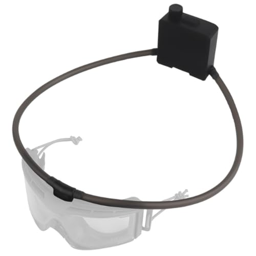 Sistema antivaho para gafas de airsoft y esquí en descensos de alta montaña con viento extremo