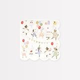Serviettes en papier avec un design charmant. Apportez un charme et un style fantaisistes à votre table de fête avec ces serviettes en papier, ornées d'illustrations vintage inspirées de la mode de chiens, chats, souris et lapins. Captivez vos invités et ajoutez de l'élégance à votre fête.