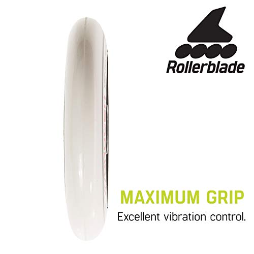 Rollerblade Hydrogen 90Mm 85A Wheels (8 Pack), White, One Size #TOP1