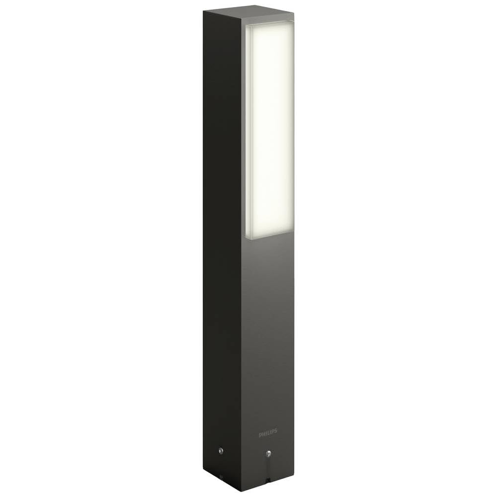 Philips Lighting: Luz Led Ultraeficiente Iluminación Camino Stratosphere, 3.8W, 2700K luz blanca cálida, Antracita, resistente intemperie IP44