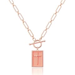 A Rose Gold Cross Necklace