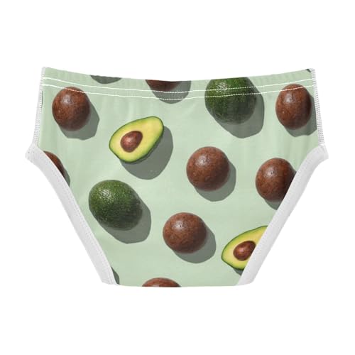 Wusikd Avocados Brown Boys' Underwear Cotton Boys Briefs Soft Toddler Underwear 2T2