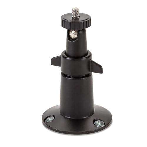Image of Wasserstein Adjustable Metal Wall Mount for Arlo Essential 1st /2nd /3rd Gen /Go 2 /Arlo Pro /3 /4 /Pro 5S 2K /Pro (6th Gen) /Ultra /Ultra 2 /Ultra (3rd Gen) & Ring Stick Up Cam (Battery /Plug-In) (1-Pack, Black)