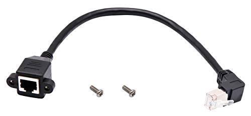 AAOTOKK Cat 6 Ethernet Cavo,90 Gradi Angolo