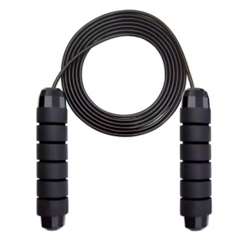 Corda de Pular Profissional 3 metros Ajustável com Rolamento – Cabo de Aço Revestido, Leve e Resistente para Treino Fitness, Crossfit, Emagrecimento – Unissex, Premium