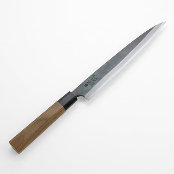 Amazon｜包丁 刺身 柳刃 元兼「極上」鍛造黒打両刃 柳刃包丁210mm｜柳