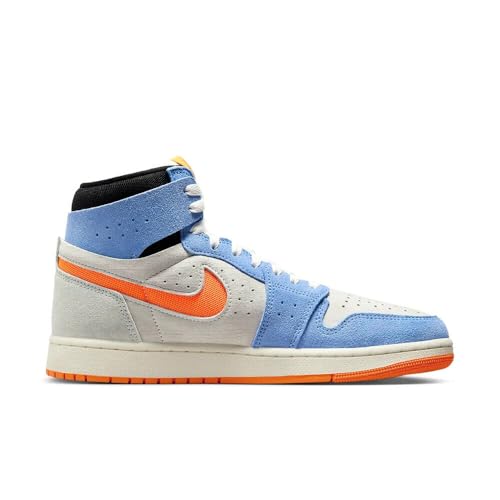 Jordan Men's 1 High Zoom Air CMFT 2 Sail/Alpha Orange-Royal Pulse (DV1307 184) - 10