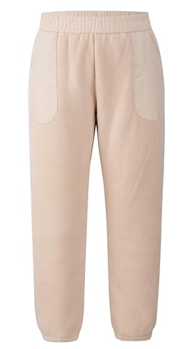 SEAUR Boys Girls Sherpa Lined Sweatpants Fleece Winter Warm Pants with Pockets Elastic Waist Joggers