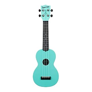 Kala KA-WMG-BL-S – Waterman, ukulélé soprano – Aqua Mist Glow in the Dark - Les Beatles, Paul McCartney, John Lennon, RIngo Starr, George Harrison Kala KA-WMG-BL-S - Waterman, ukulélé soprano - Aqua Mist Glow in the Dark – Image 2
