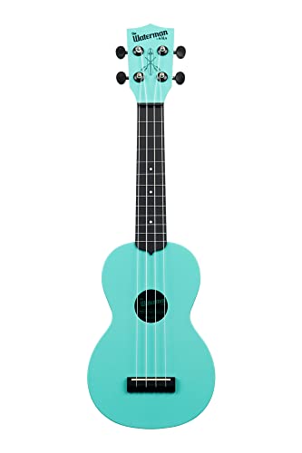 Kala KA-WMG-BL-S – Waterman, ukulélé soprano – Aqua Mist Glow in the Dark - Les Beatles, Paul McCartney, John Lennon, RIngo Starr, George Harrison Kala KA-WMG-BL-S - Waterman, ukulélé soprano - Aqua Mist Glow in the Dark – Image 3