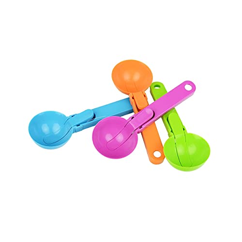 Home Line Cuchara Para Helado, Cuatro Colores (19X6.5) - Naranja