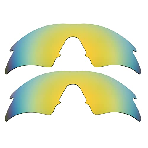 Verres polarisés Oakley M Frame Sweep Or 24 carats contre l'éblouissement - Lot de 2 verres