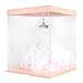 Atyhao Hochzeitskleid Modell, Mini Adult Hochzeitskleid Modell Crafts Enge Stiche Leichte Luxus handgemachte Geschenkbox Dekoration Craft (Keine Batterie)
