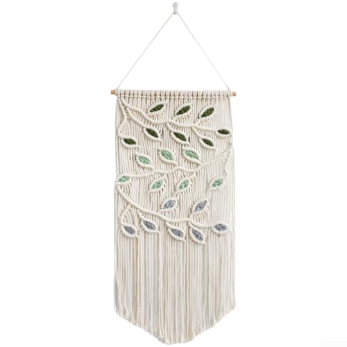 Tapisserie bohémienne en coton pour habiller un mur vide : décoration naturelle modèle B