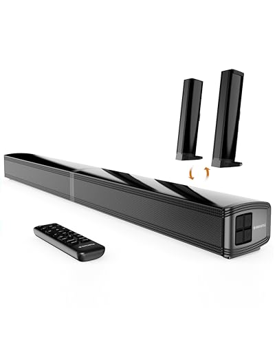 Oakcastle SB80 Barra De Sonido para TV Home Cinema | Barras Altavoces Bluetooth 5.3 de 200 W y 2.1 Canales | HDMI ARC, óptica, AUX y reproducción USB Inalambrico Soundbar