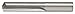 Alfa Tools SCSF30241#41 x 1-13/16" Overall Micrograin Solid Carbide Straight Flute 140? Split Point Drill