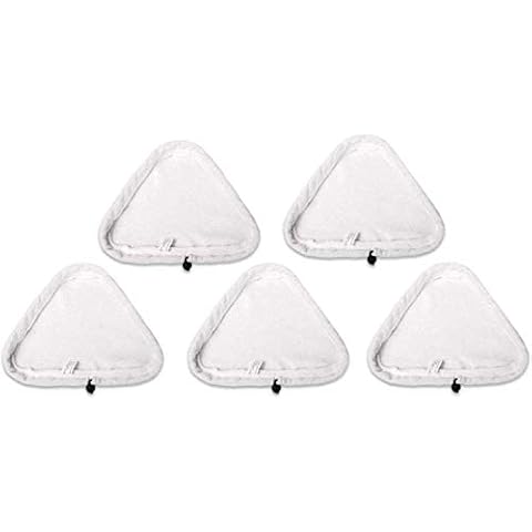 5 PCS Universal Washable Triangular Microfiber Cleaning Pad Cover Washable Cloths for Steam Mops, Household Microfiber Replacement Cleaning Pads , Can be used on all other steam mops on the market Cover
