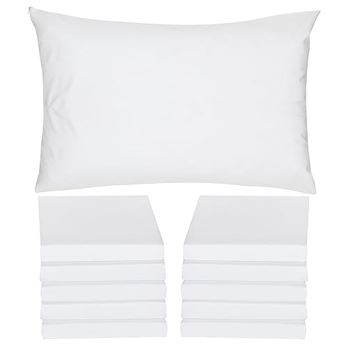 Polycotton Zippered Pillow Protectors Cover Case, Anti Dust Mite, Anti-Allergy