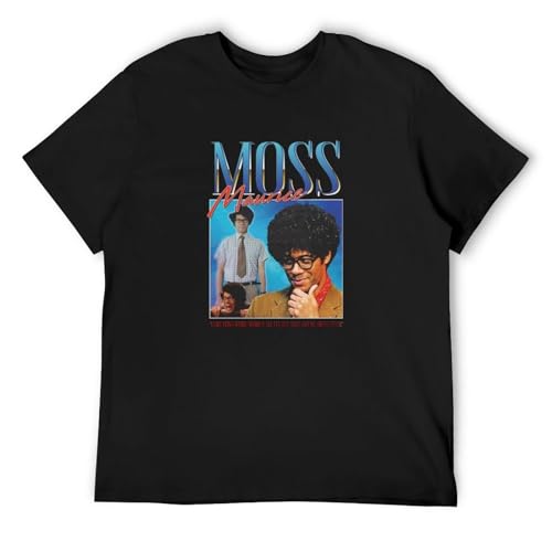 Moss Maurice T-Shirt Black Mens Tee Unisex Shirt L