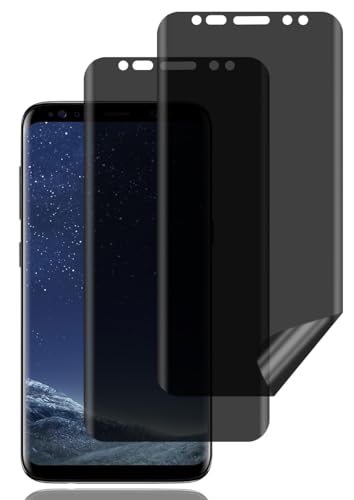 【Compatibilità】Compatibile con Samsung Galaxy S8. Si adatta perfettamente al tuo schermo e fornisce un'eccellente protezione per il tuo telefono. È realizzato in Privacy Pellicola Protettiva ultrasottile di alta qualità da 0,22 mm, che mantiene il tocco ad alte prestazioni, rendendo l'utilizzo dell'telefono più fluido e veloce.