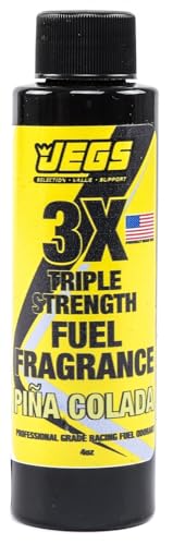 JEGS Pina Colada Fuel Fragrance | 4 Ounce Bottle | Compatible With Gasoline, Alcohol, Methanol, Nitromethane, and Diesel Fuels