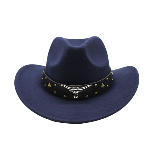 Chapeau de cowboy en laine fedora chaud contre le froid hivernal