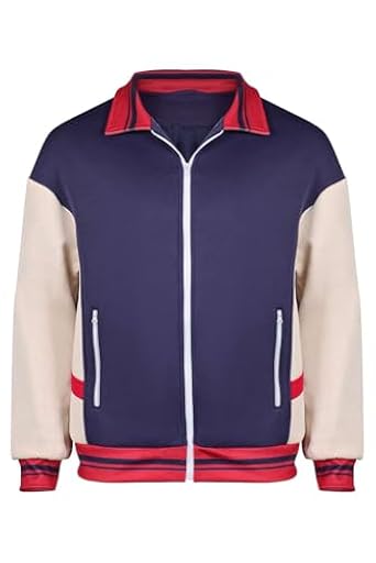 Yulefly Will Byers - Chaqueta de Strange Will azul, disfraz casual, para adultos, para hombre, cosplay, Halloween, carnaval, talla S | Ya disponible en tu tienda friki favorita! En mundofriki.es!