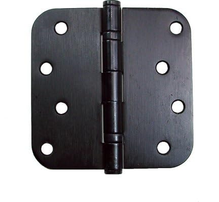 Ball Bearing Door Hinges Oil Rubbed Bronze 4 Inch - 5/8 Inch Radius 10-Pack
