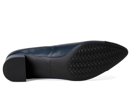 Cole Haan Women's The Go-to Block Heel Pump 45MM, Navy Blazer LTR, 10.53