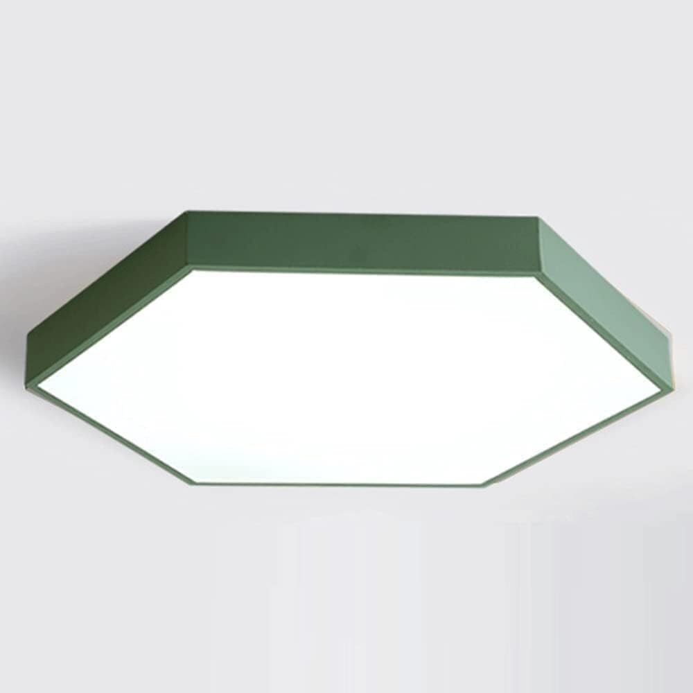 Hanging Lamp, White Light 6000K Ceiling Lighting Led Round Energy-Saving Ceiling Lamp - - Personalityaron Ceiling Lamp,Chandelier (Green 50Cm/19.7In)/Color/50Cm/19.7In