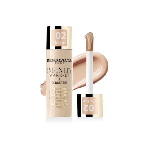 Dermacol Base de maquillaje y corrector Infinity, Multiusos,...