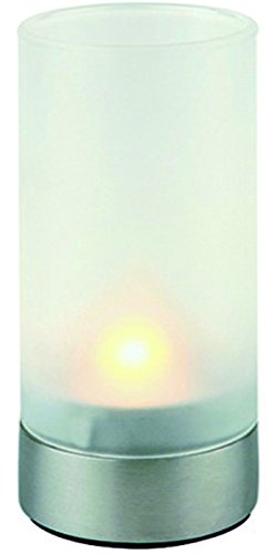 Visiodirect Lot de 2 photophore INOX brossé