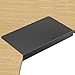 Suptek 17-inch Black Corner Mounting Bracket for L-Shaped Desks – Fits Under-Desk Keyboard Trays (Model DESKEX01)