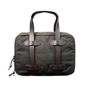 Pipisweet Kleine Aktentasche aus Segeltuch Grün