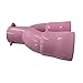 OtpOutopa Dual Exhaust Tip 2.5 inch Inlet, Universal Car Exhaust Pipe Modification Tail Throat Tail Pipe Stainless Steel Muffler Tip, Adjustable Heart Shaped Car Decoration (Straight,Pink)