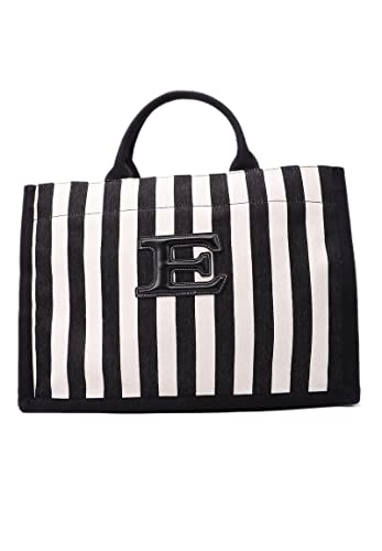  Ermanno Scervino Borsa ona L shopper a mano bicolore 12401520 black