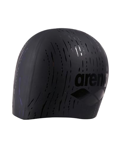Image of Arena Unisex Shine Silicone Swim Cap for Women and Men Fitness Swimmers Intensive Training Durable Soft Elastic Bathing Cap