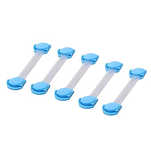Abaodam 10個 の ロック 子食器棚ロック ベビーキャビネットのロック 冷蔵庫のロック 引き出しロック 用キャビネットロック キャビネットスト ロック Blue