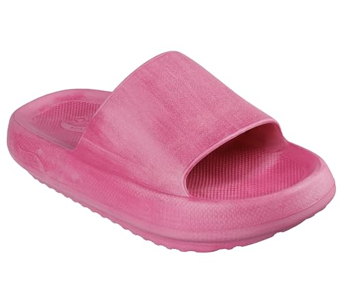 Skechers Women's Slide Sandal, Hot Pink, 8