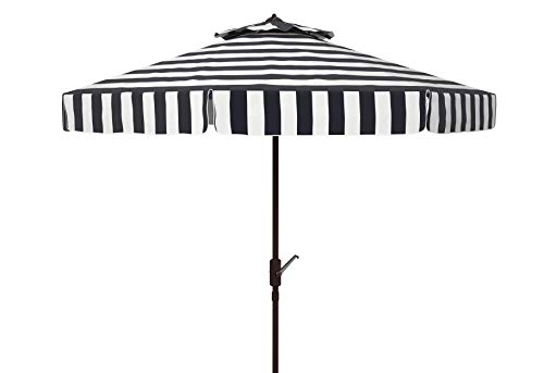 Safavieh Pat8103B Outdoor Elsa Fashion Line Navy And White 11-Foot Round Uv Protected Umbrella #TOP2