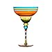 Kieliszek do wina, koktajle Margarita Ręcznie Malowane, idealne na parę prezentów, imprezę Margarita, Bachelorette/Wedding Gift, dla przyjaciół, rodziny i tequili miłośnicy,Color,275ML
